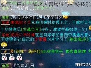 师父有妖气：白面玉狐之厉害属性与神秘技能全面解析