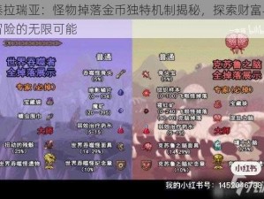 泰拉瑞亚：怪物掉落金币独特机制揭秘，探索财富与冒险的无限可能