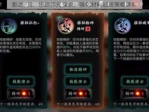 影之刃3：思路多元探索，强化材料返还策略详解