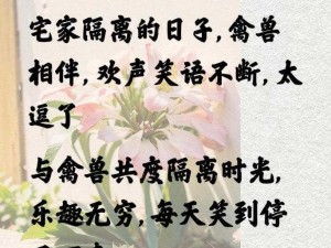 隔离在禽兽家的十四天，我是如何度过的？