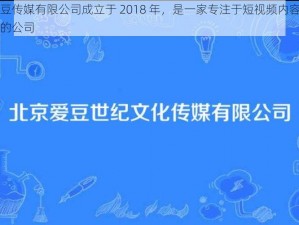 爱豆传媒有限公司成立于 2018 年，是一家专注于短视频内容创作的公司