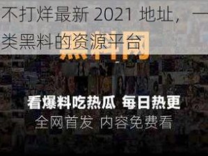 黑料不打烊最新 2021 地址，一个汇聚各类黑料的资源平台