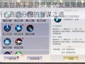 完美世界手游羽灵最优发展策略解析：资源分配的智谋之道