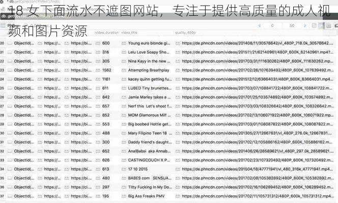 18 女下面流水不遮图网站，专注于提供高质量的成人视频和图片资源