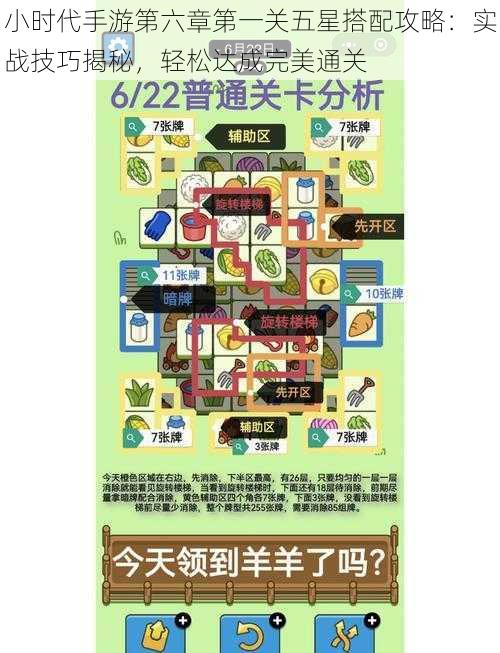 小时代手游第六章第一关五星搭配攻略：实战技巧揭秘，轻松达成完美通关