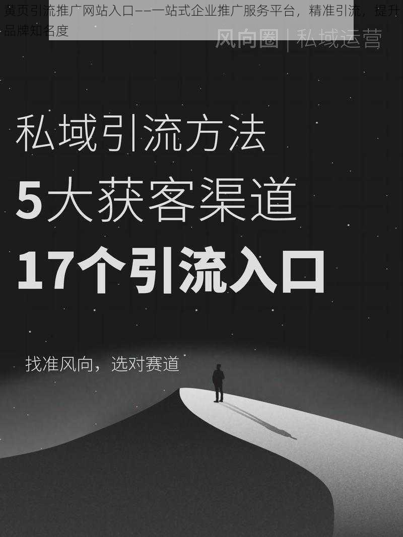 黄页引流推广网站入口——一站式企业推广服务平台，精准引流，提升品牌知名度