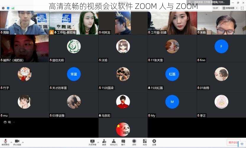 高清流畅的视频会议软件 ZOOM 人与 ZOOM