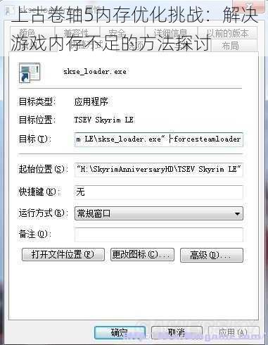 上古卷轴5内存优化挑战：解决游戏内存不足的方法探讨