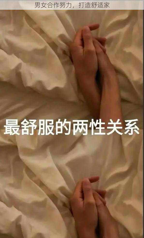 男女合作努力，打造舒适家