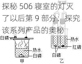 探秘 506 寝室的灯灭了以后第 9 部分：探究该系列产品的奥秘