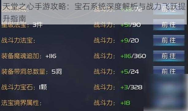 天堂之心手游攻略：宝石系统深度解析与战力飞跃提升指南