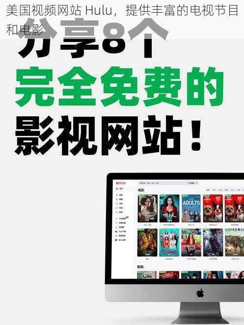 美国视频网站 Hulu，提供丰富的电视节目和电影