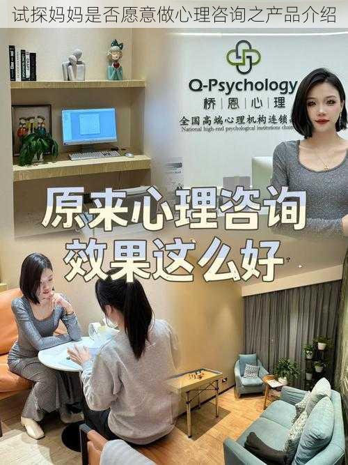 试探妈妈是否愿意做心理咨询之产品介绍